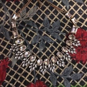 Leslie Danzis crystal statement necklace
